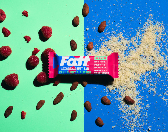 Fatt Raspberry + Almond Bar Product Thumbnail